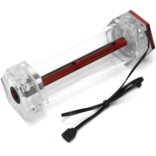 Water Cooling Tank Symphony RGB Lighting Effect Transparent Hex Computer Host FY - Afbeelding 17 van 22