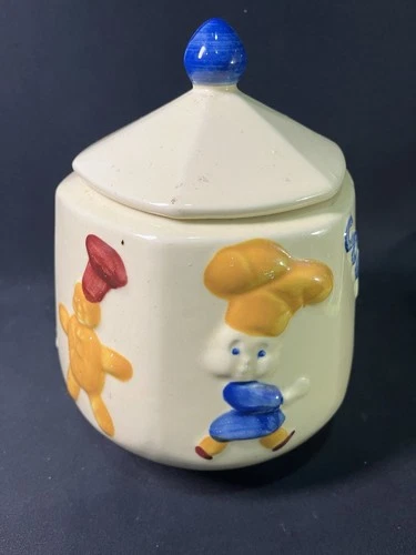 Cookie Jar Vintage Original SHAWNEE CHEF 8 1/2 Tall 1950's USA Art Pottery