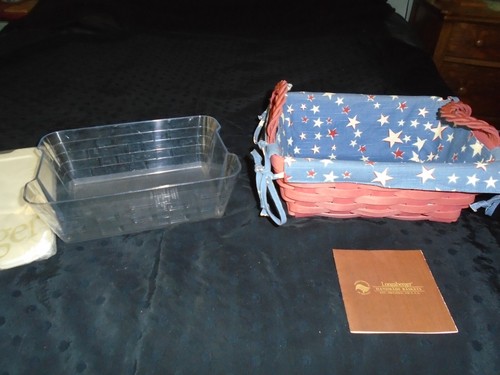 Longaberger Small Serving Basket-Mother's Day-Easter Pink Basket-4th of July