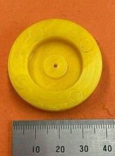 Yellow plastic TOY WHEEL 39mm Diameter Pk of 2 