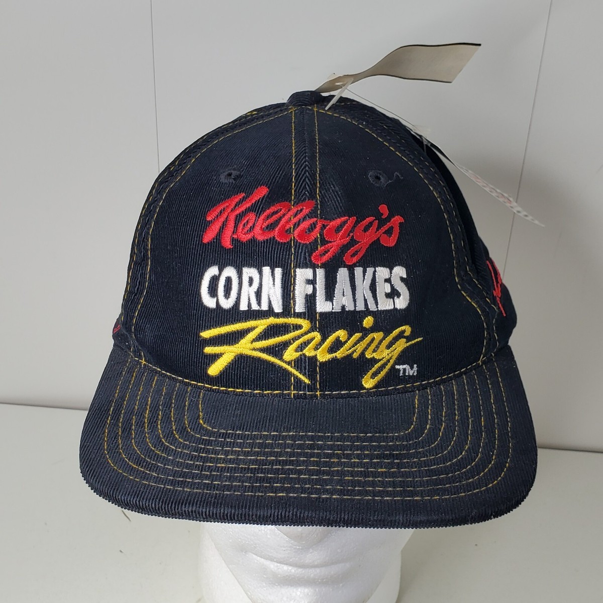 Hand Crafted “Limited Edition” Snap Back Trucker Hat Checkered Heart Gold Stars The Sandlot - Legends Never Die - Cork Hat with Custom  main image 2