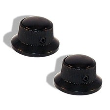 Knob Hat Screw 6mm Black with BK Pearl Cap 2 pack 0811293BKBP-2P