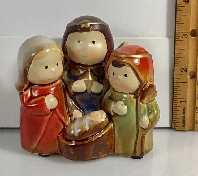 CERAMIC NATIVITY FIGURINE eBay