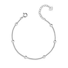 Silver Ball Bracelet - Silver 925 Rhodium Plating