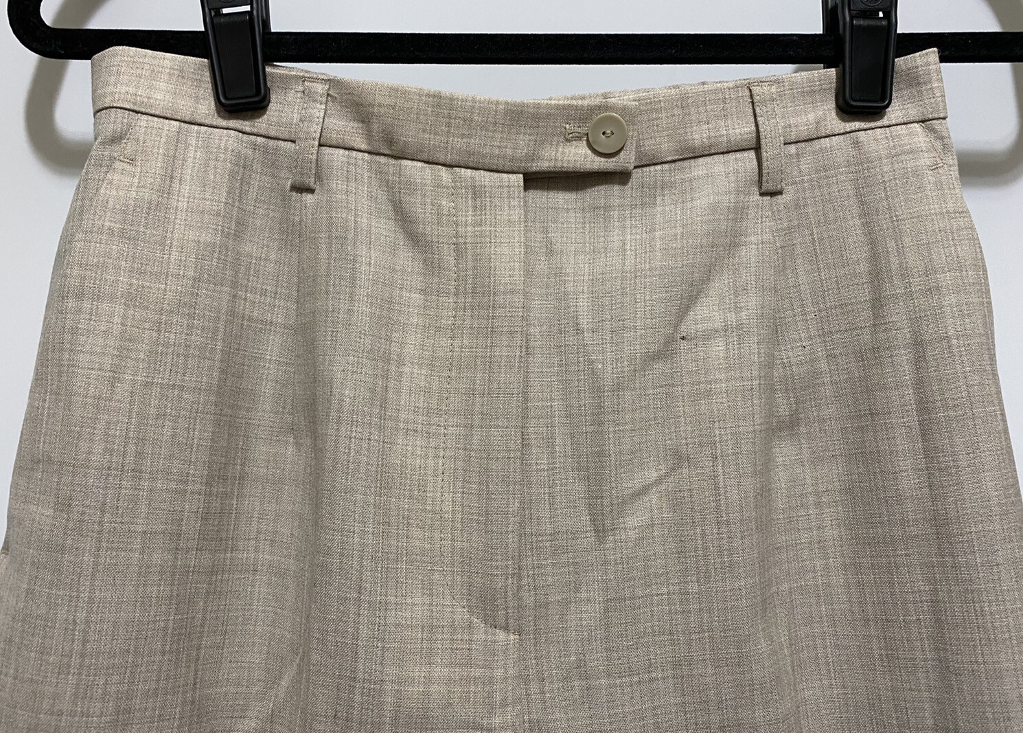 Pendleton Beige 100% Wool Linen Looking Women’s S… - image 2