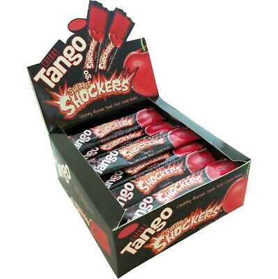 Tango Cherry Sherbet Shockers Soft Chew 72 x 11g Bars Party Sweets Kids  Treats