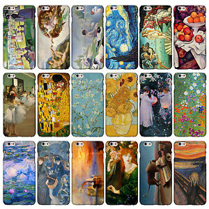Clásico Artista Arte De La Pintura Van Gogh caso Iphone funda de teléfono para Apple Todos Los Modelo