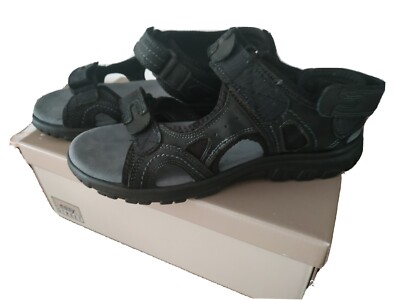 Herrensandalen Leicht Leder Sommer Gr42