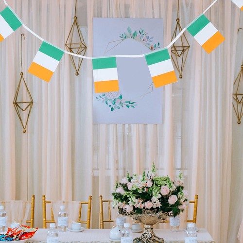 Ireland String Flag Pennant Banner Irish Flags Bunting Banner Patrick's Day - Picture 8 of 12