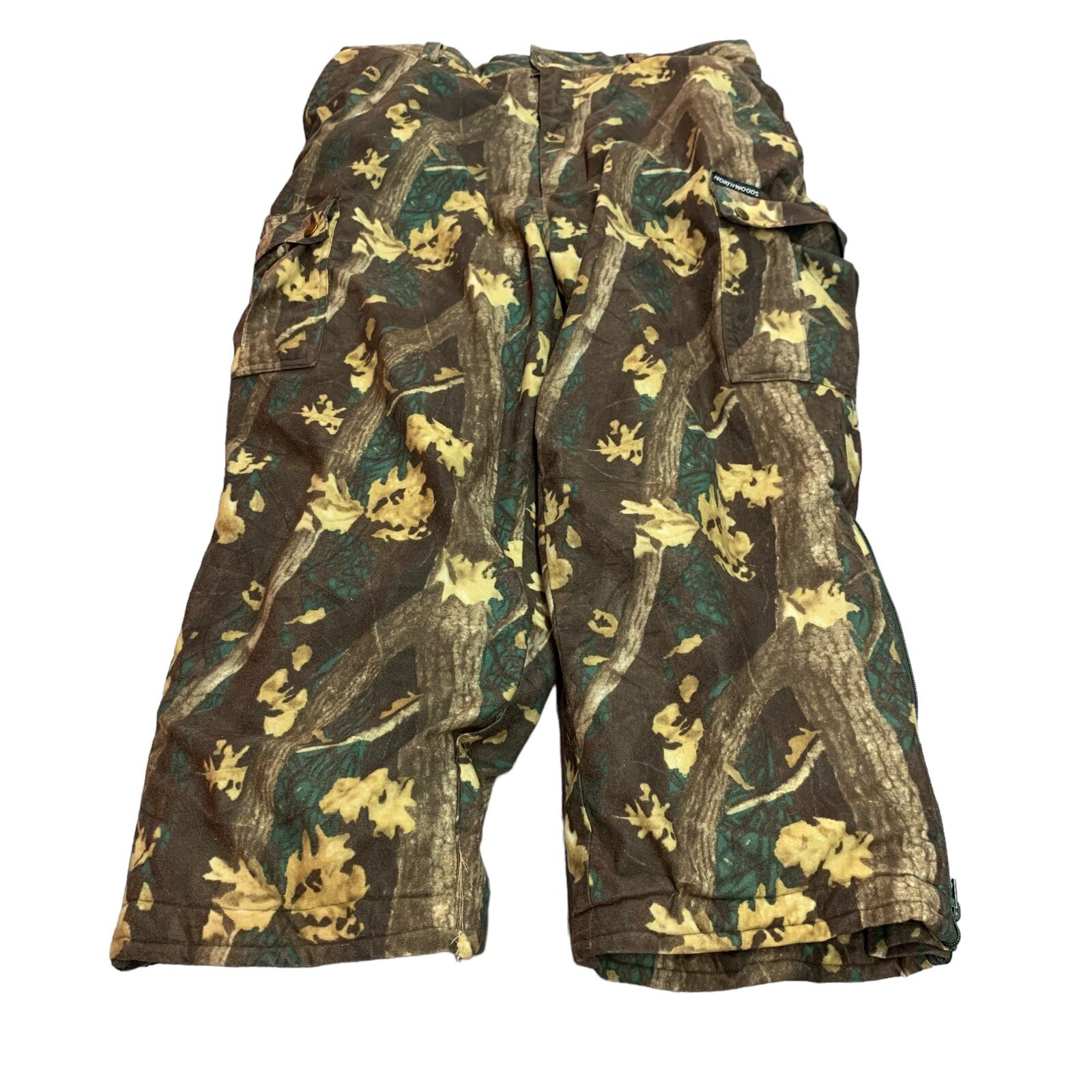 Northwoods Mens Size Large 3 Pce Camouflage Hunting Jacket and Pant ALTERED READ image 8