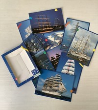 CONFEZIONE LOTTO 10 CARTOLINE DA COLLEZIONE VELIERI NAVI 1990 SAIL AMSTERDAM