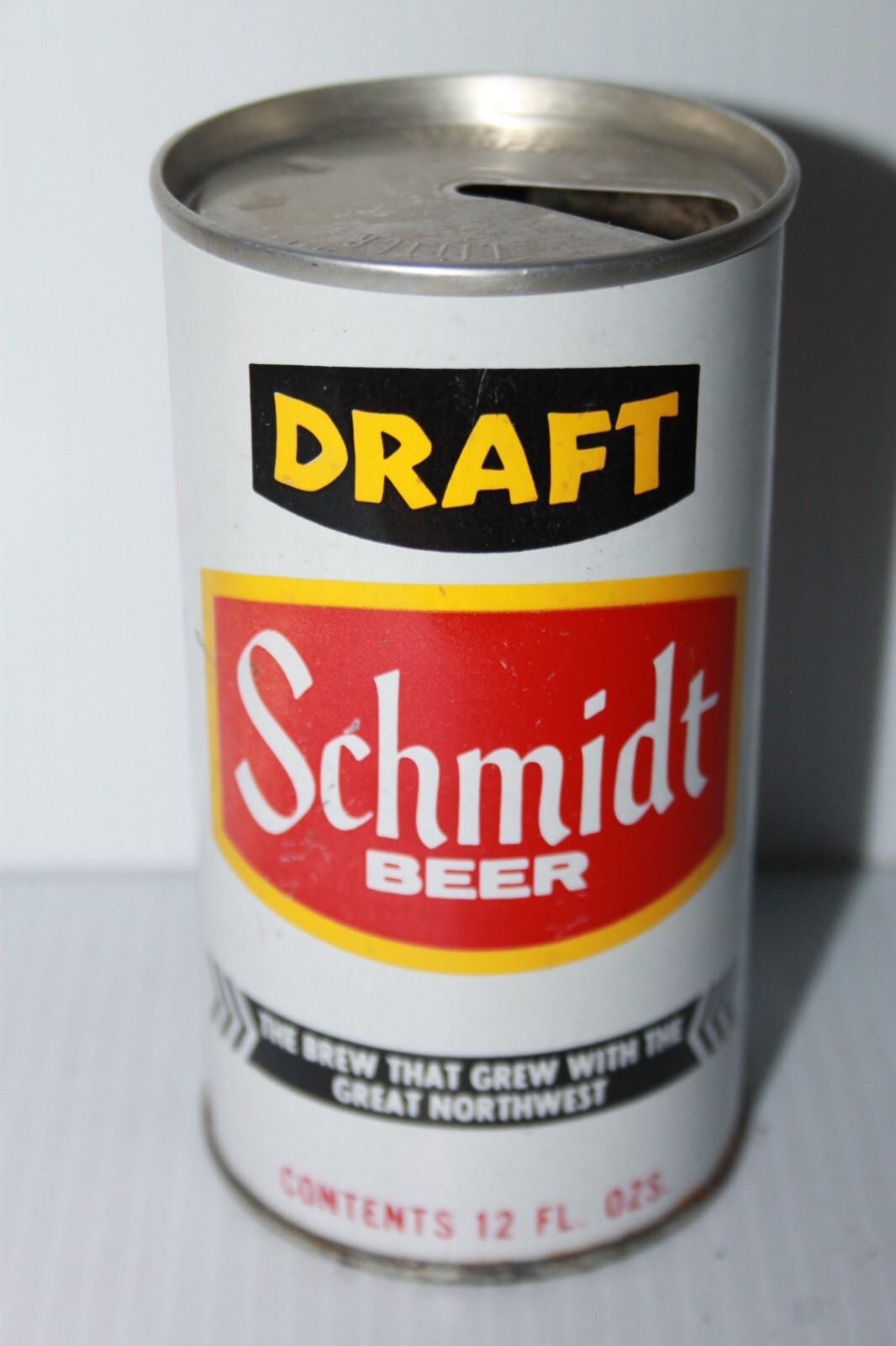 Vintage 70's Schmidt Draft Pull Tab Beer CanJacob Schmidt Brewing St