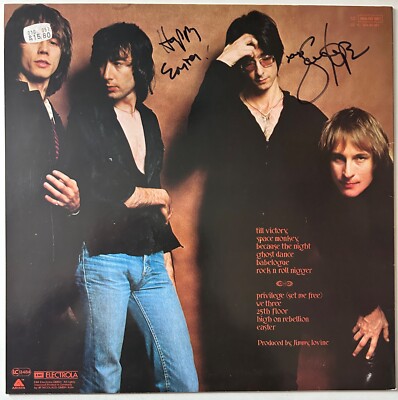 Patti Smith Group Easter Vinyl LP 1978  - signed by Lenny Kaye