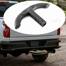 Hitch Step Bar Rear Bumper Guard For 2005-2017 Chevy Equinox with 2'' Receiver