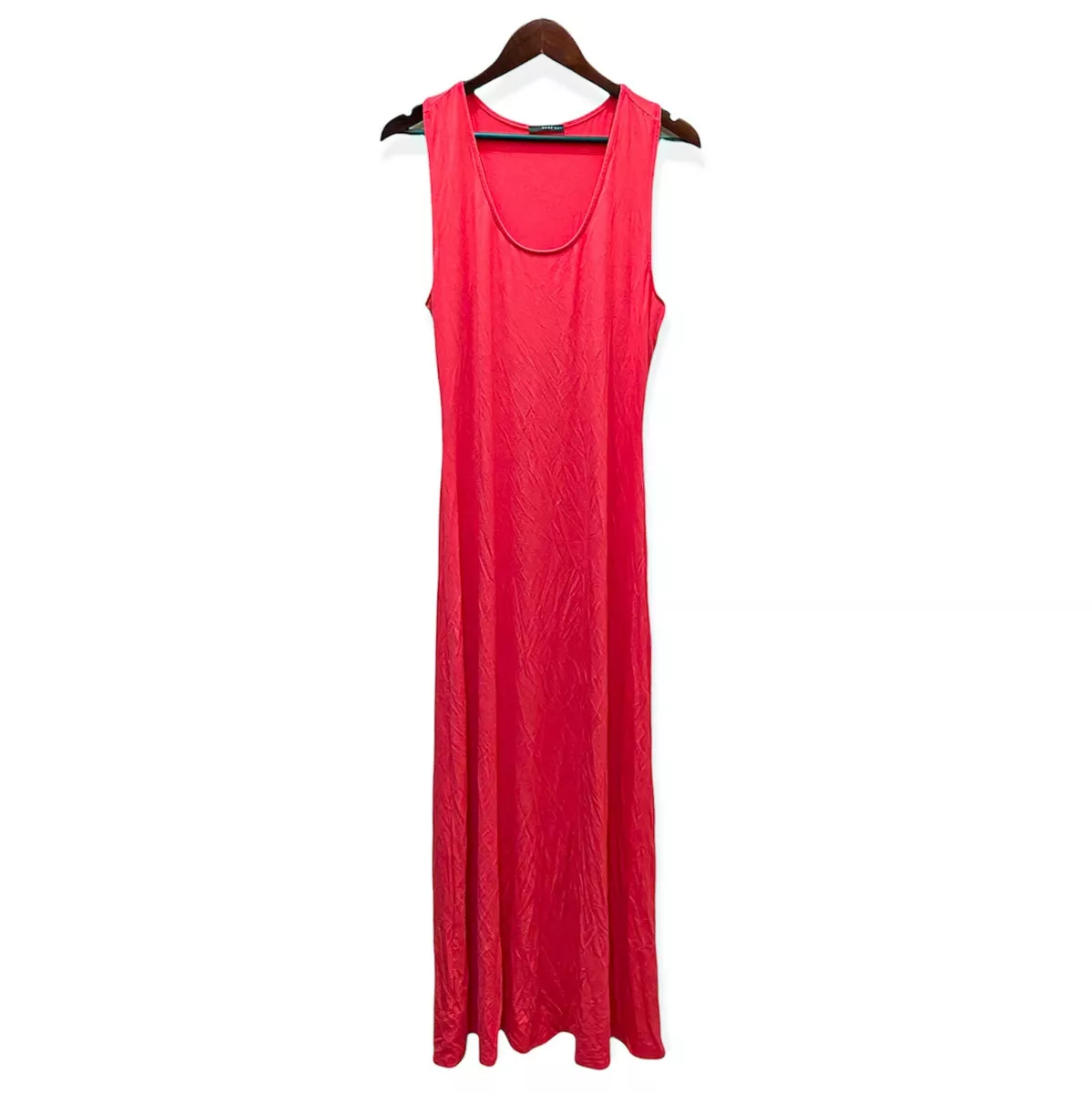 West Kei Women s Size XL Sleeveless Scoop Neck Long Maxi Dress Neon Pink