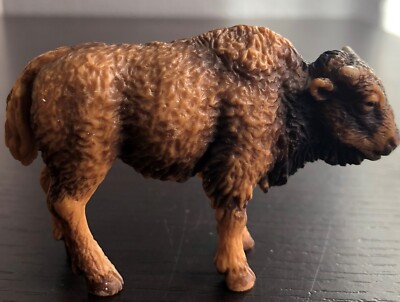 Schleich 14350 Bison Kalb Gnu Figur Wildtiere Büffel Elch Life Sammlung Stier