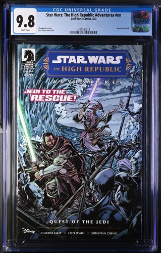STAR WARS HIGH REPUBLIC ADVENTURES QUEST OF THE JEDI #1 CGC 9.8 DARK HORSE 2023