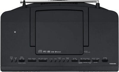 東芝　TOSHIBA TY-AH1 Aurex CD/PC AM/FM Toshiba Aurex Hi-Res Radio CD Player TY-AH1(K) USB SD Bluetooth