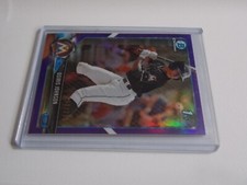 Osiris Johnson RC 2018 Bowman Draft PURPLE  /250 Card #BD-103 Miami Marlins