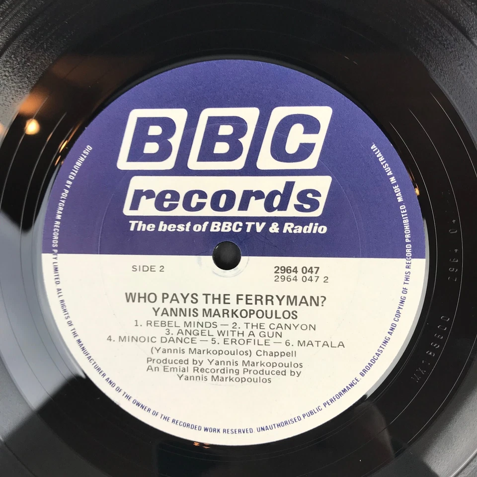 Who pays The Ferryman Vinyl Record By Yannis Markopoulos - Image 2 of 4