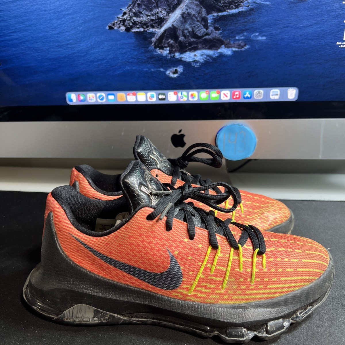 Size 5 (GS) - Nike KD 8 Low Hunt's Hill Sunrise for sale online | eBay