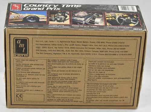 Kit de modelo 100 % completo sin construir Country Time Grand Prix AMT 1990 1/25 - Imagen 2 de 3