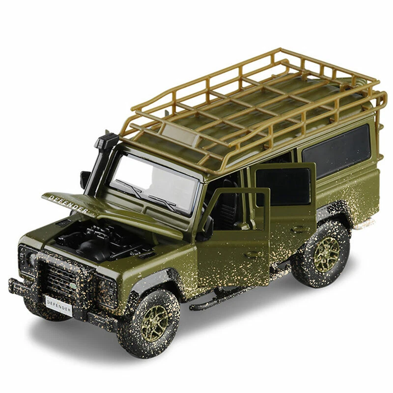 1:32 Land Rover Defender Dirty Version ORV Model Car Diecast Toy Vehicle Gift - Image 4 of 4