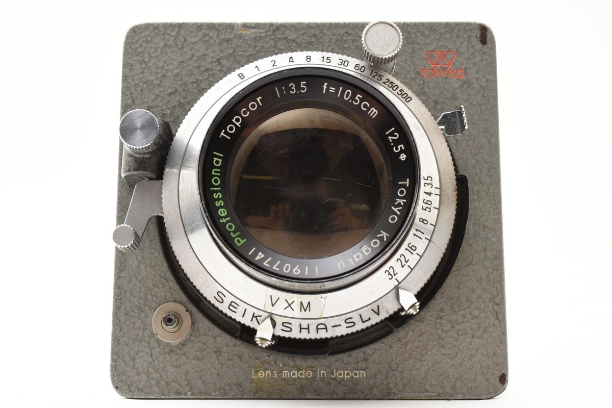 TOKYO KOGAKU レンズTOPCOR 1:3.5 f=10.5cm Vintage Topcor Tokyo Kogaku 1:3.5 F=35mm Film Camera Lens UV