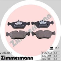 Zimmermann BremsbeläGe Bremsbelegsatz Vorne FüR Volvo V70 I 850 Kombi