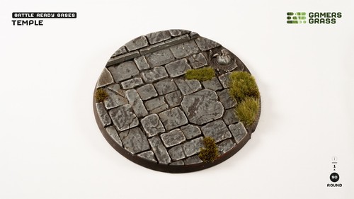 Gamers Grass Temple - Round 90mm (x1) New - Picture 2 of 4