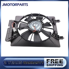 AC Condenser Cooling Fan Assembly Motor Fits 2002-2006 Honda CRV W/ Shroud