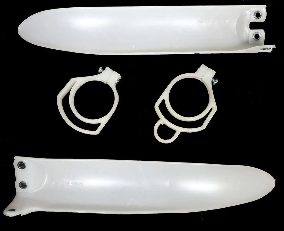 Protectores de horquilla Kawasaki KX 85 100 80 1998-2013 protectores guías de plástico inferiores KX85 Foto 2 de 3