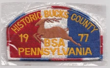JSP - BUCKS COUNTY COUNCIL - 1977 NATIONAL JAM. - HISTORIC BUCKS COUNTY - SEALED