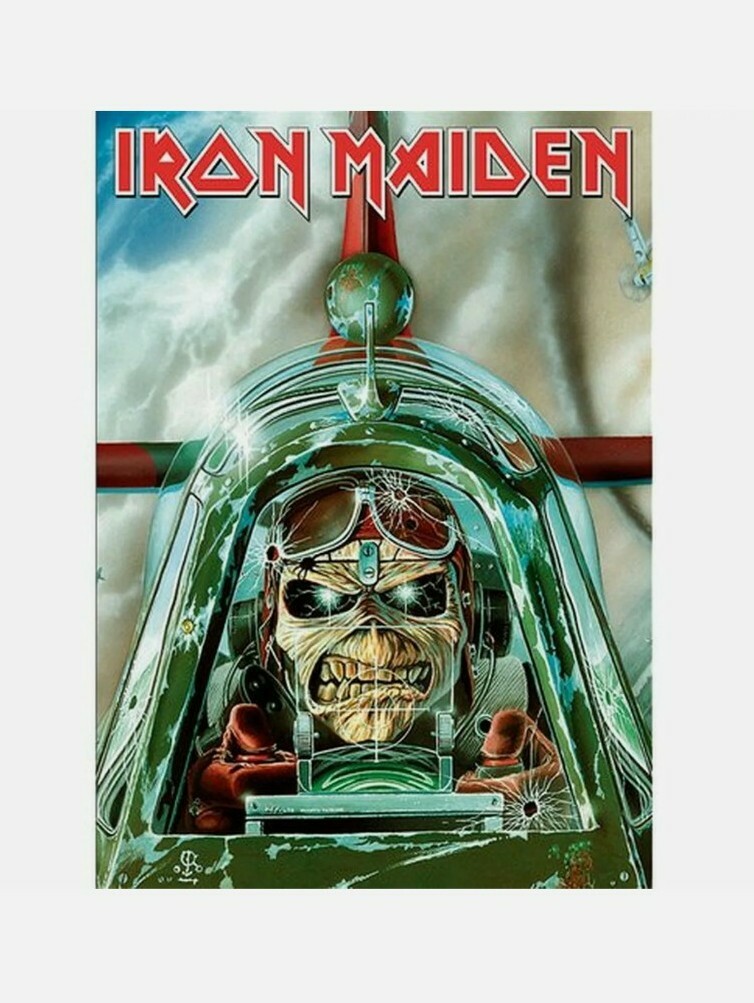 Iron Maiden Aces High Postcard Band Album Cover Picture Image 100