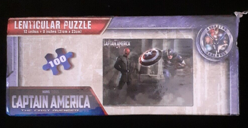 Marvel Captain America The First Avenger Lenticular Puzzle~NEW/SEALED (Torn Box) - Picture 6 of 6