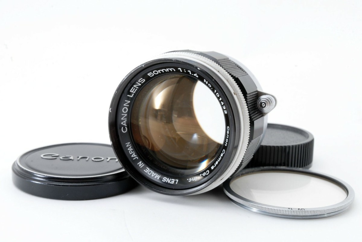 Exc+++** Canon 50mm F/1.4 LTM L39 Screw Mount MF Lens From Exc+++** Canon 50mm F/1.4 LTM L39 Screw Mount MF Lens From