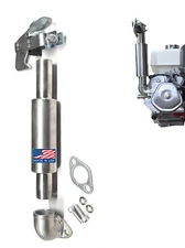 Rain cap Exhaust Muffler SS: Predator 301, 420. Honda GX 240, 270, 390.