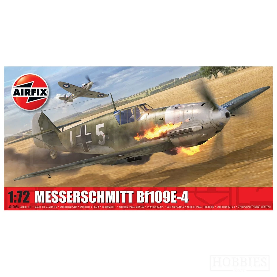 Airfix 1:72 Model Kits WW2 Aircraft Spitfire Hurricane Messerschmitt Focke Plane