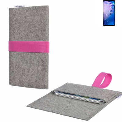 für Sharp Aquos Zero6 Handyhülle Tasche Filz Schutz Case