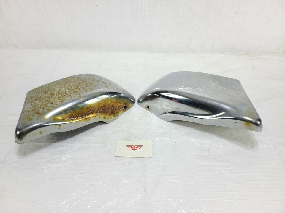 1990-1991 Toyota 4Runner Front Bumper End Cap Chrome OEM - Image 2 of 3