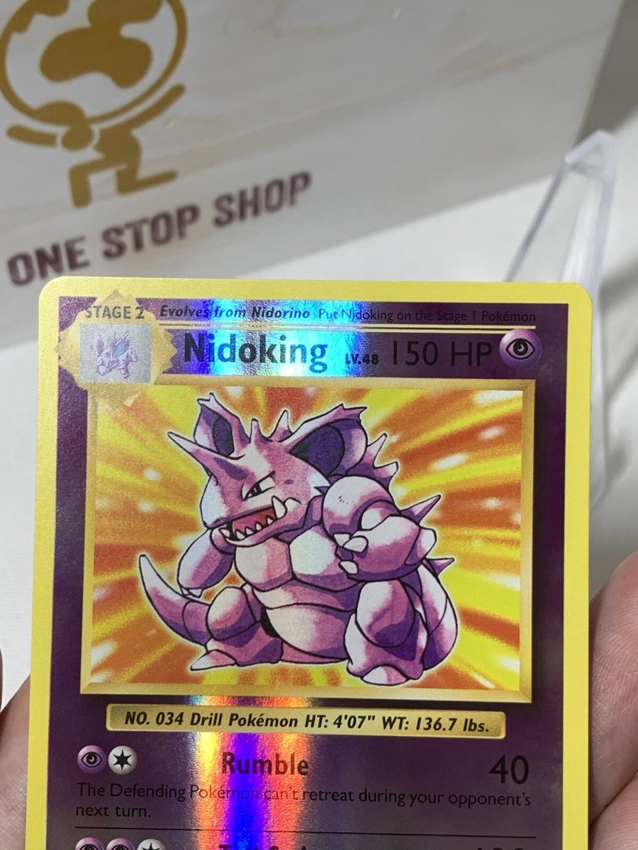 Nidoking 45/108 Rare Reverse Holo - XY Evolutions - Pokemon TCG