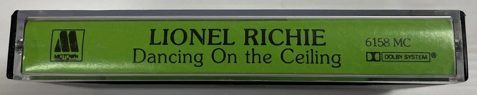 Lionel Richie Dancing On The Ceiling Music Cassette Tape 6158 MC Motown 1986 OG - Image 3 of 4