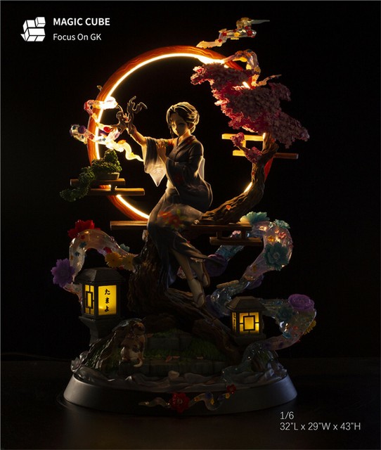 Magic Cube Tamayo Statue Resin Demon Slayer: Kimetsu no Yaiba Presale 43cm | eBay