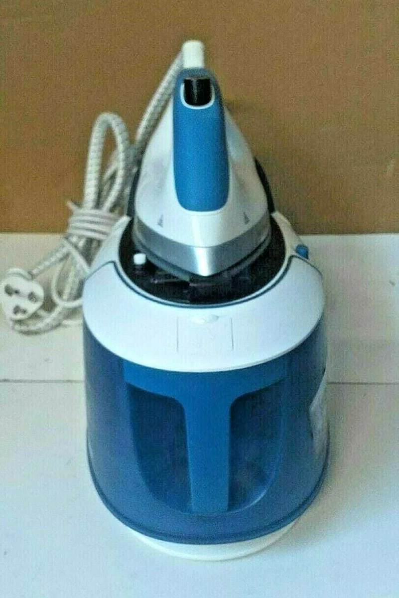 MORPHY RICHARDS 332010 2400W Power Steam Elite Steam Generator Iron White Blue