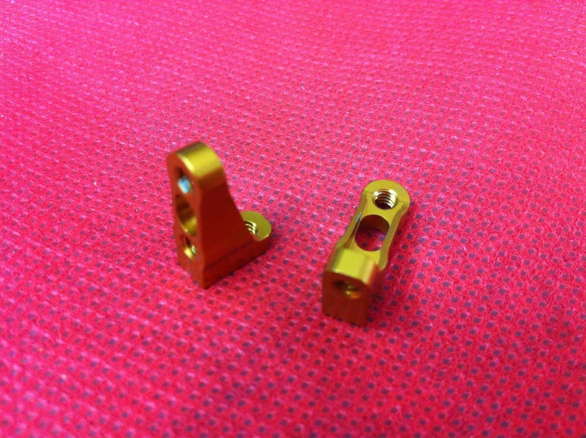 Aluminum Servo Mounts Blue For Team Associated RC10 Dhawk, 44 OFF