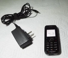 VINTAGE NOKIA CINGULAR CELL PHONE WITH POWER CORD READ!!!
