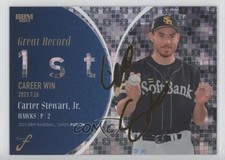 2023 BBM Fusion Great Record Gold Foil Signature 39/100 Carter Stewart Jr 0sk9