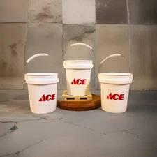 3-Pack ACE Hardware VIRAL Mini Buckets Limited Edition Collectible New - Rare!