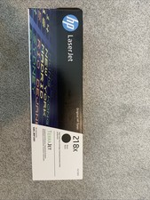 EMPTY BLACK TONER ORIGINAL CARTRIDGE Genuine HP 218X