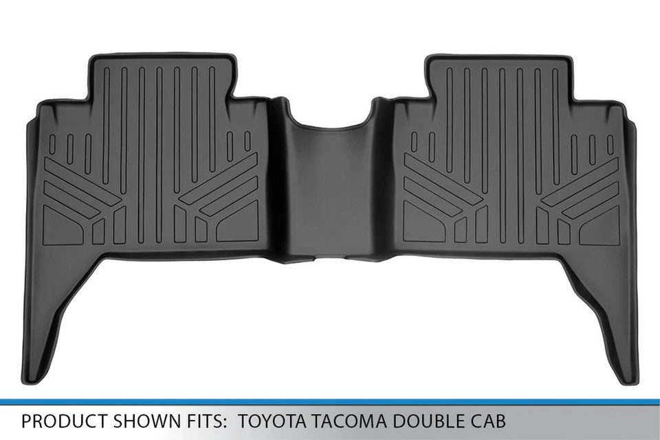 Alfombrillas MAXLINER segunda fila forro negro para Toyota Tacoma 2016-2018 doble cabina Foto 3 de 4